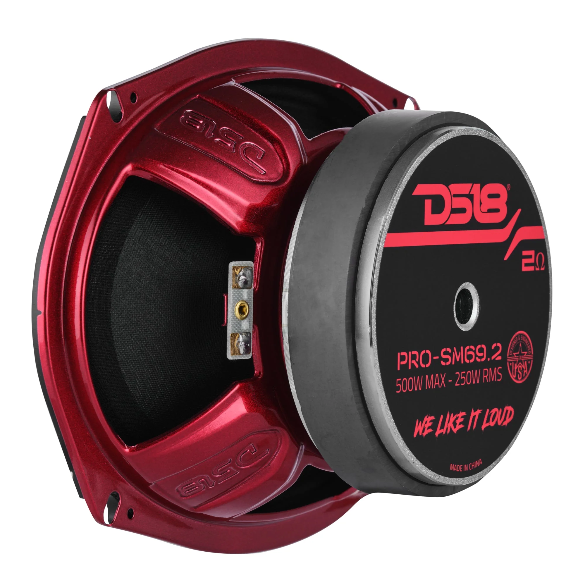 PRO 6x9" Shallow Water resistant Mid-Range Loudspeaker 250W RMS 2-Ohm - Image 4