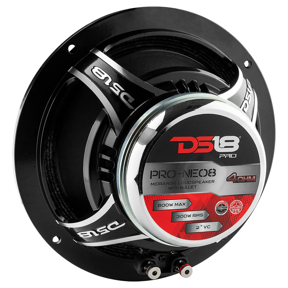 PRO 8" Neodymium Mid-Range Bullet Loudspeaker 300 Watts Rms 4-Ohm - Image 4