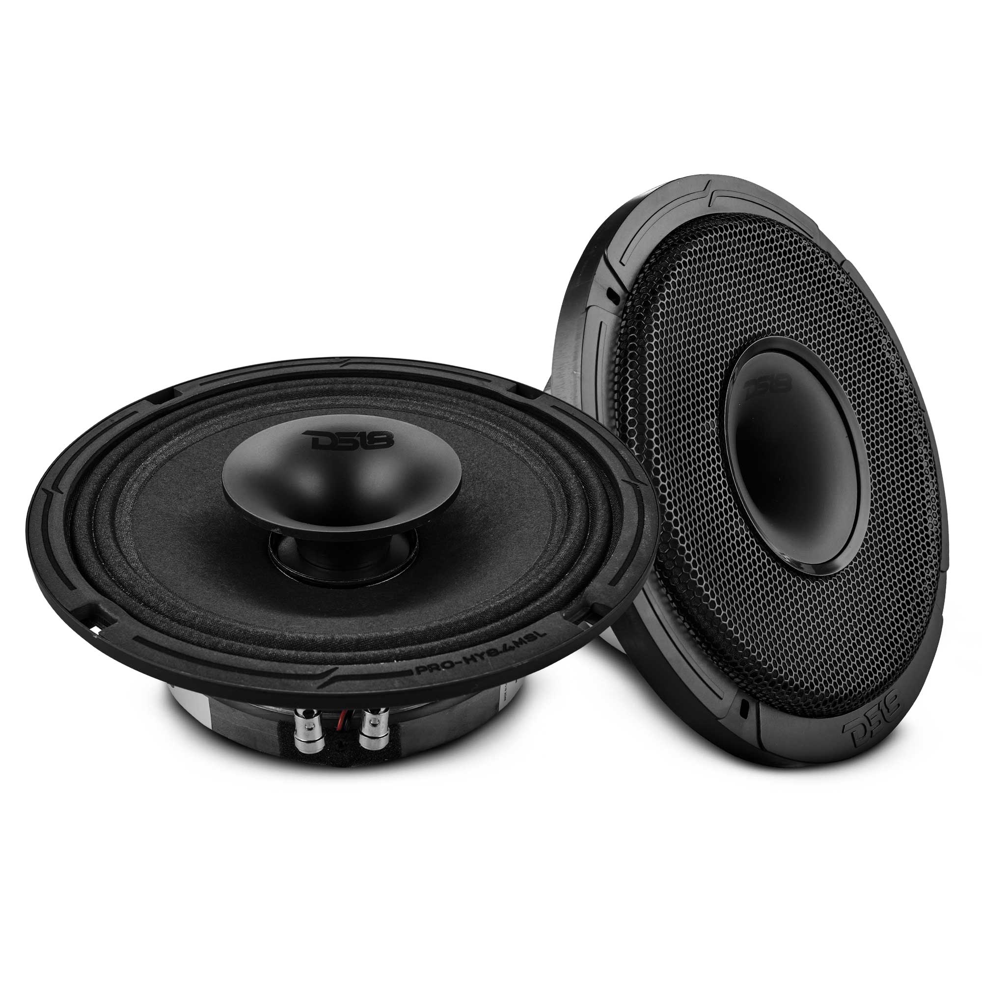 PRO 8" Shallow Coaxial Hybrid Mid-Range Loudspeaker with Built-in Driver 200 Watts Rms 4-Ohm - Image 2