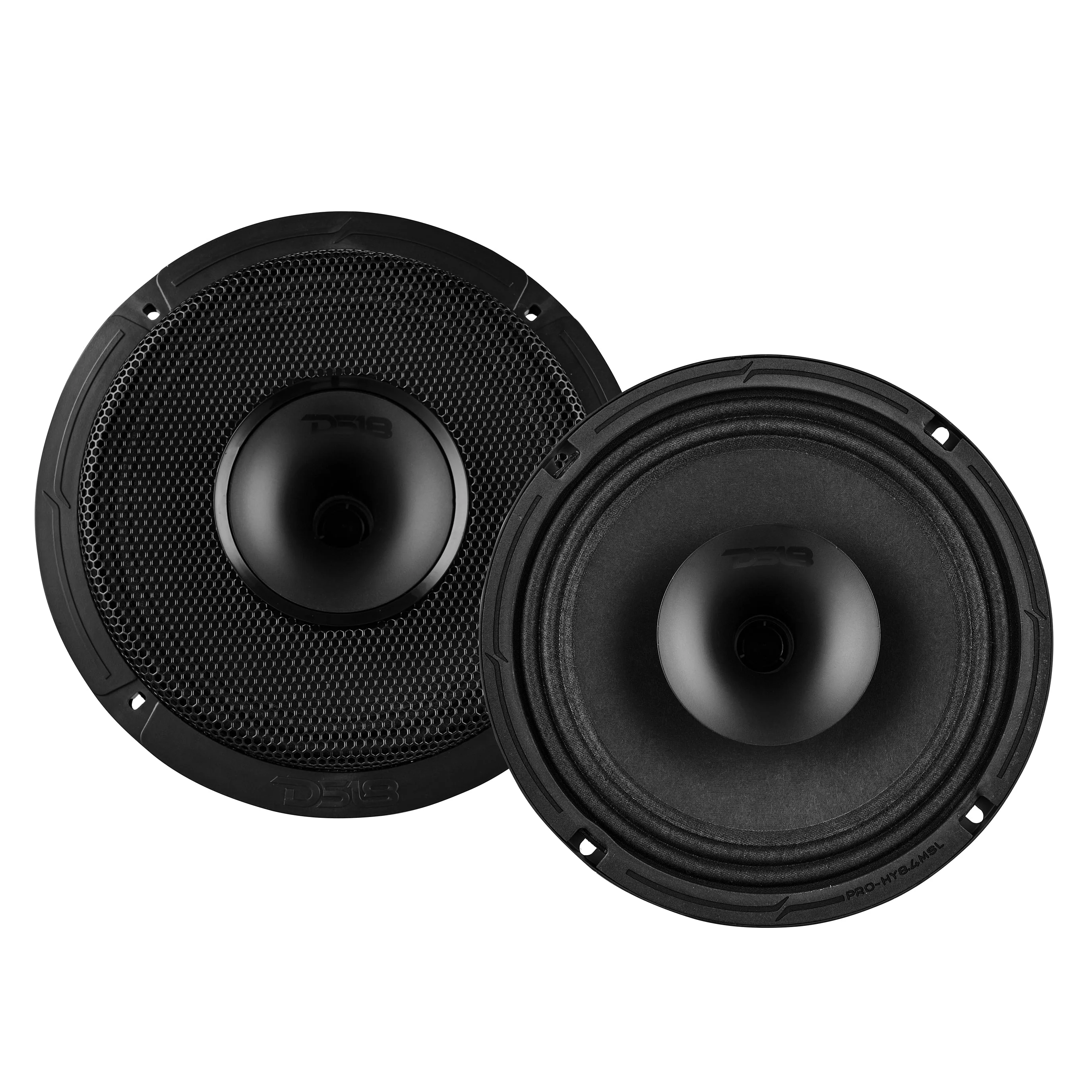 PRO 8" Shallow Coaxial Hybrid Mid-Range Loudspeaker with Built-in Driver 200 Watts Rms 4-Ohm - Image 4