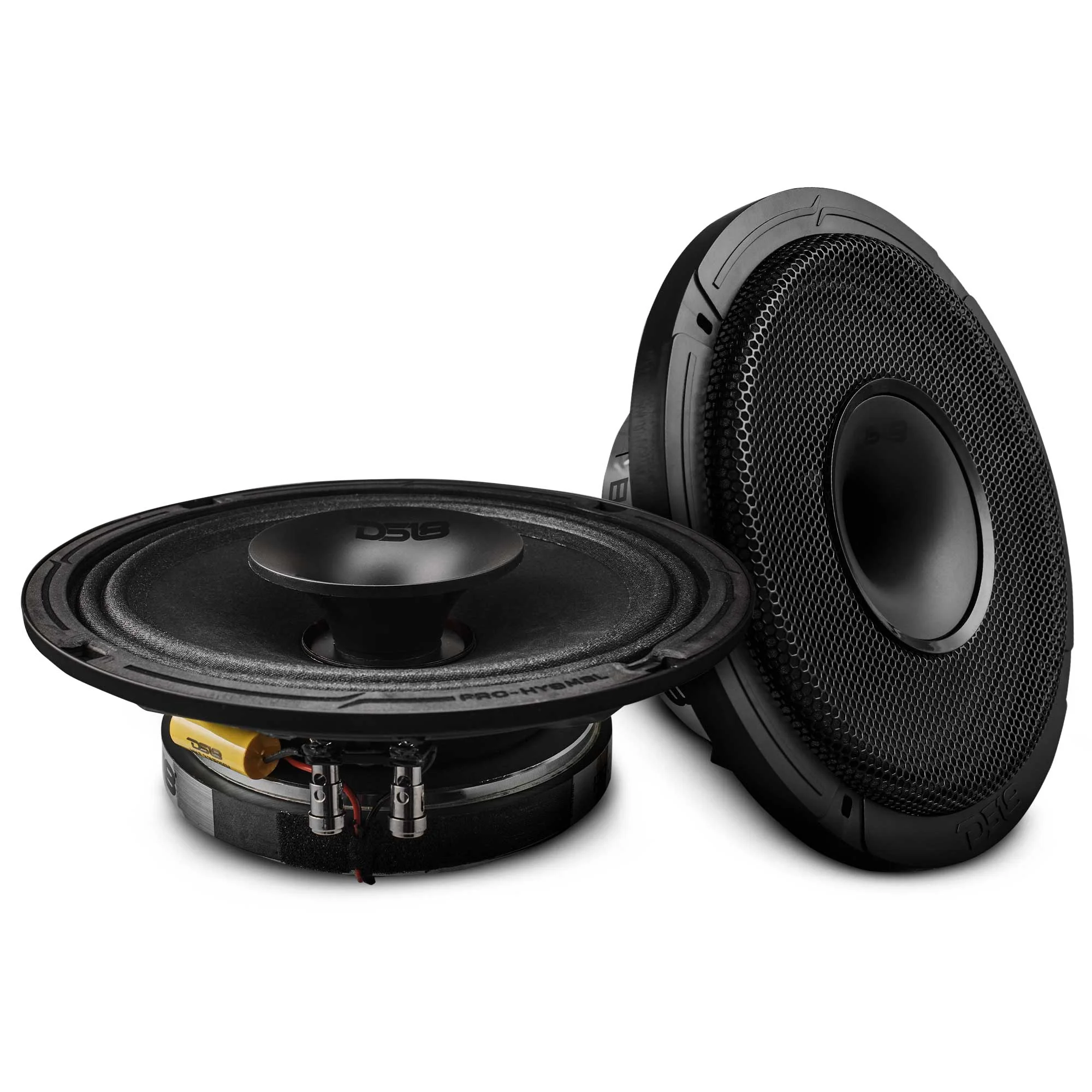 PRO 8" Shallow Coaxial Hybrid Mid-Range Loudspeaker with Built-in Driver 200 Watts Rms 8-Ohm - Image 2