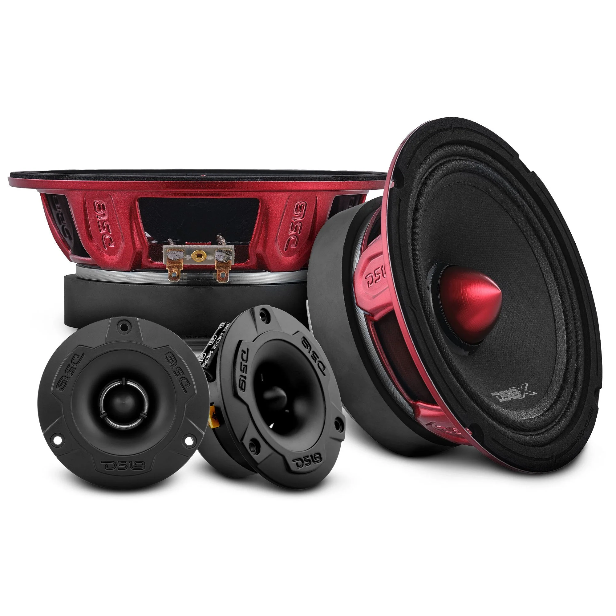 PRO Audio 6.5" Midrange Kit with Super Bullet Tweeters - Image 2