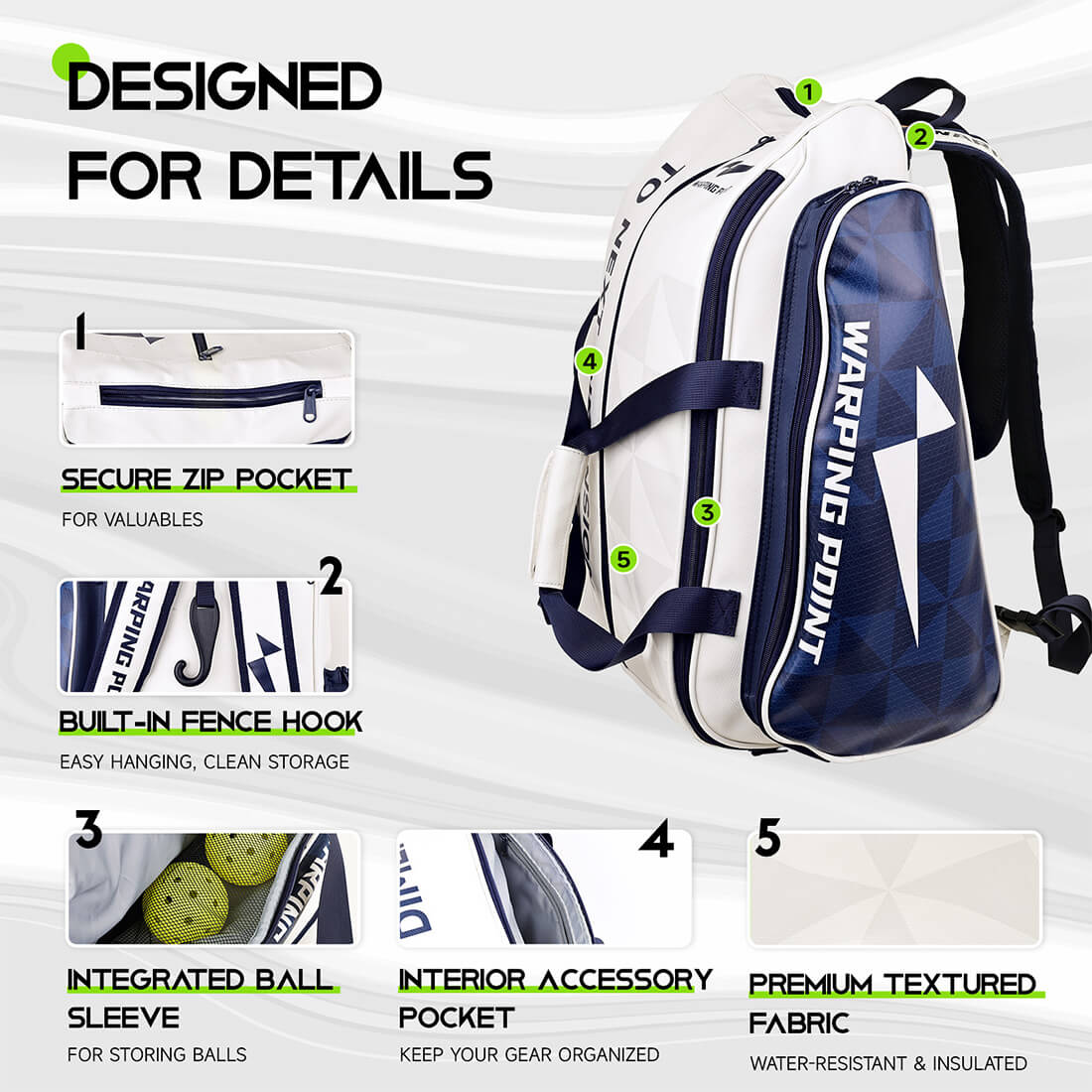 Pro Team Pickleball Bag - Image 5