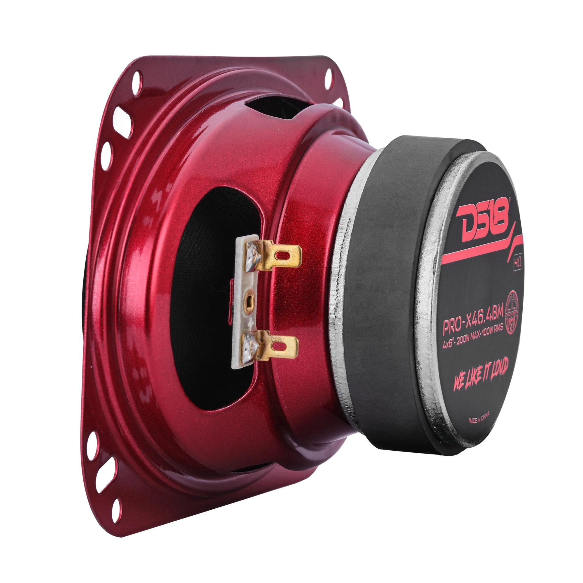 PRO-X 4x6” Mid-Range Loudspeaker with Bullet | 100W RMS 4-Ohm - Image 4