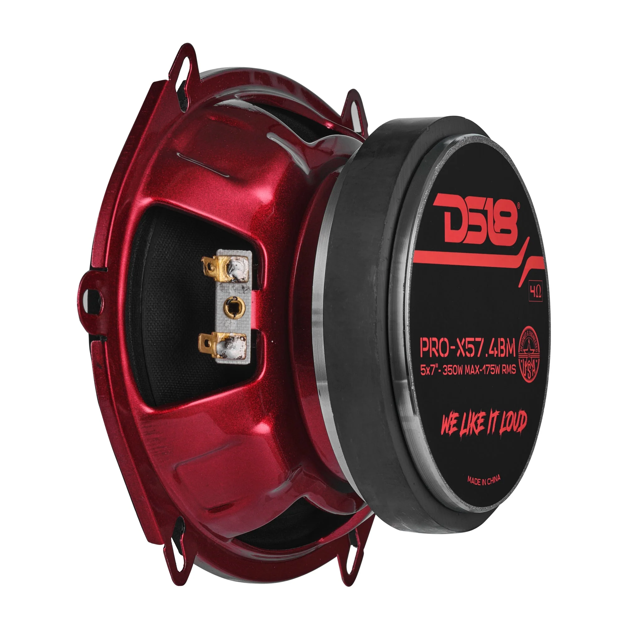 PRO-X 5x7” Mid-Range Loudspeaker with Bullet | 175W RMS 4-Ohm - Image 4
