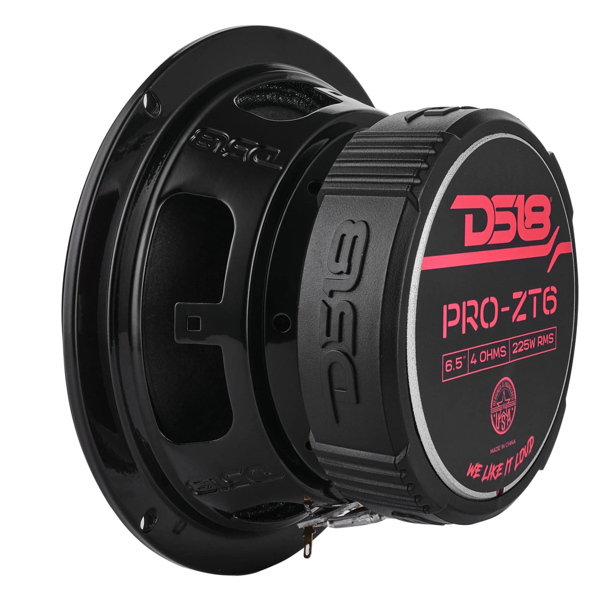 PRO-ZT 6.5" Coaxial Mid-Range Loudspeaker with Water Resistant Cone Built-in Bullet Tweeter and Grill | 225W RMS 4-Ohm - Image 6