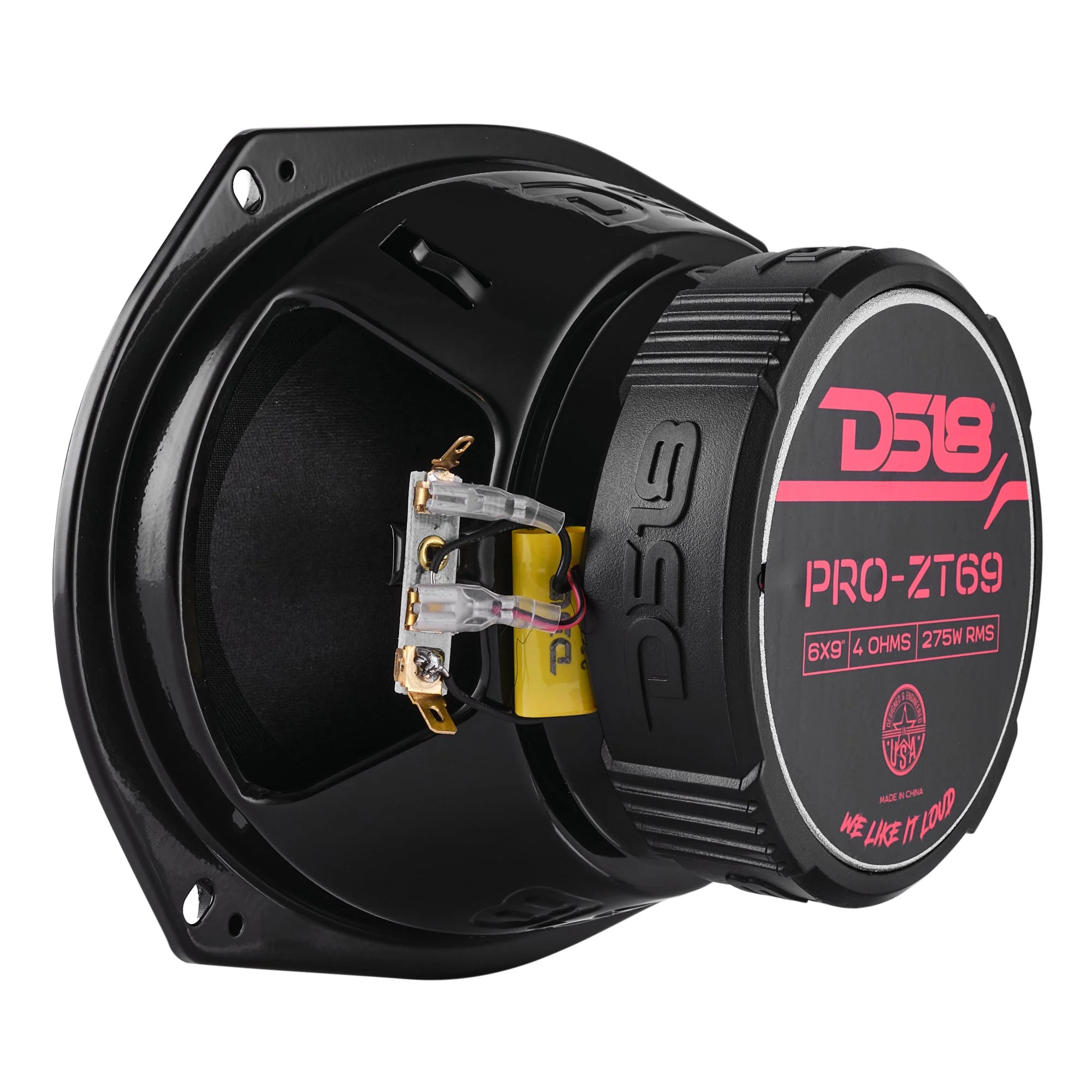 PRO-ZT 6x9" Coaxial Mid-Range Loudspeaker with Water Resistant Cone Built-in Bullet Tweeter and Grill | 275W RMS 4-Ohm - Image 6