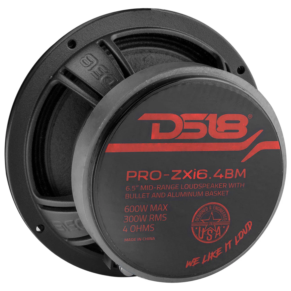 PRO-ZXI 6.5" Mid-Range Bullet Loudspeaker Neodymium/Ferrite Magnets | 300W RMS 4-Ohm - Image 4