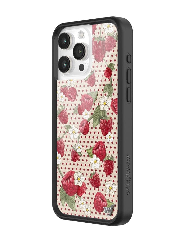 Raspberry Polka Dot iPhone Case - Image 2
