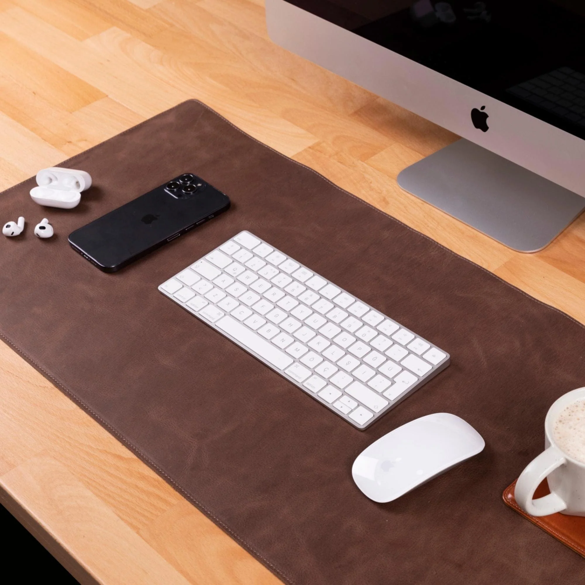 Rawlins Leather Desk Pads - 36x19 and 14.6x31.5 Inches - Image 10