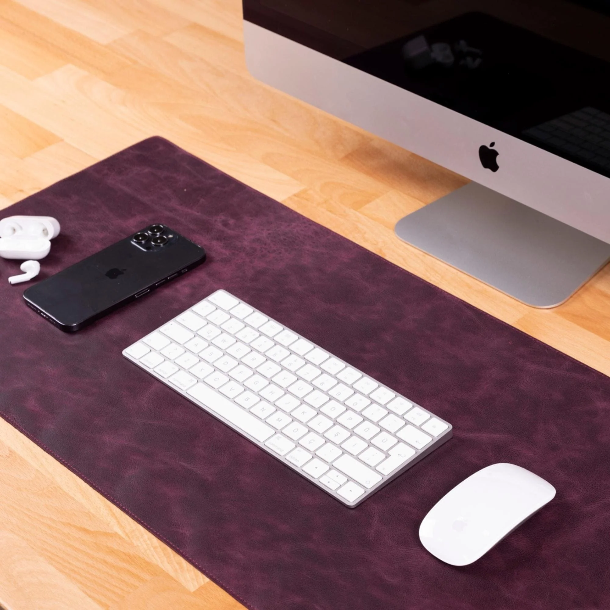 Rawlins Leather Desk Pads - 36x19 and 14.6x31.5 Inches - Image 16