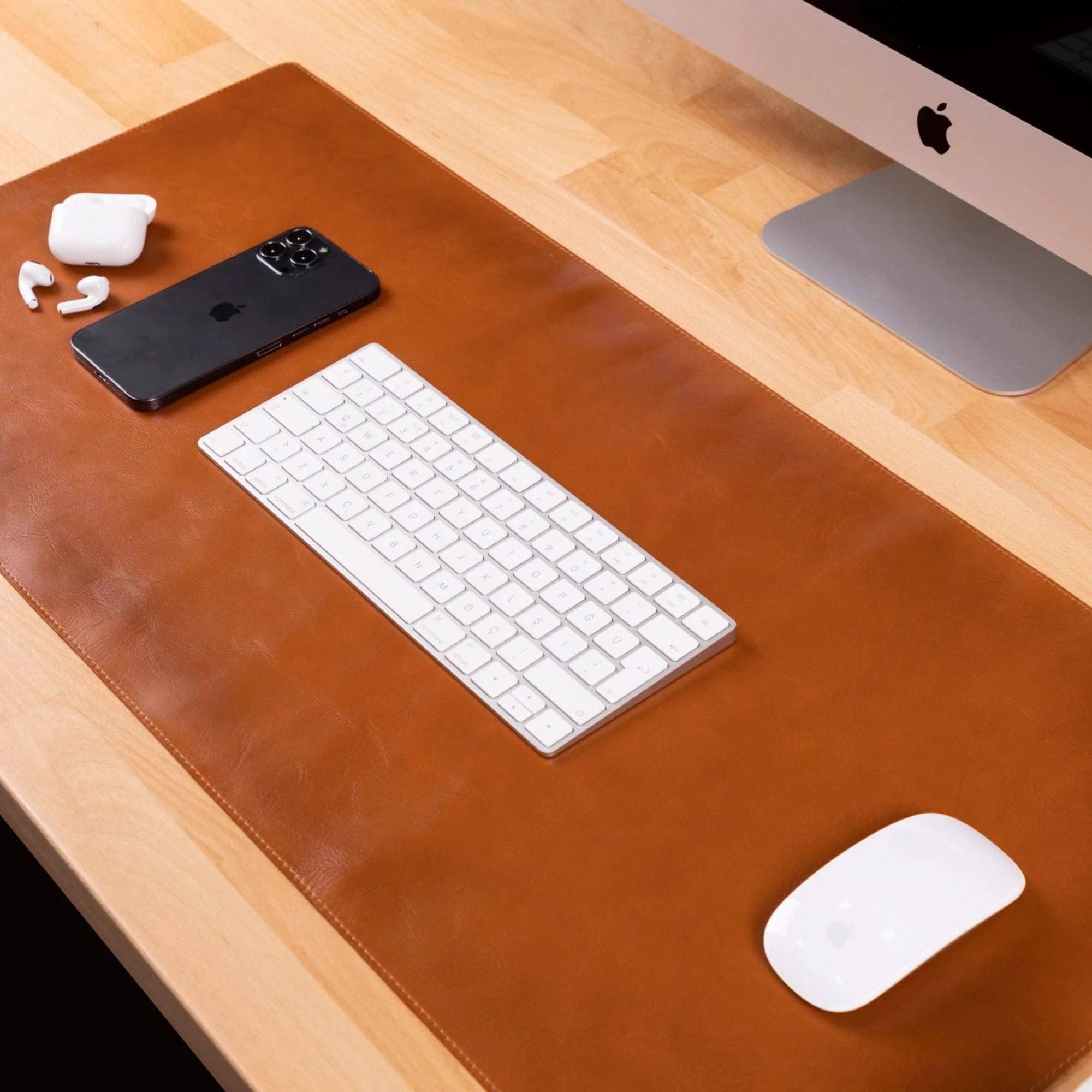 Rawlins Leather Desk Pads - 36x19 and 14.6x31.5 Inches - Image 7