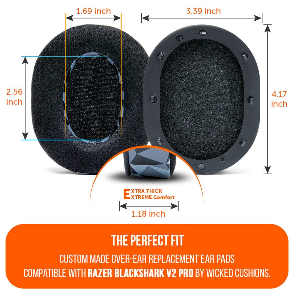Razer Blackshark V2 Pro Earpads - WC FreeZe Cooling Gel (PRE 2023 model) - Image 7