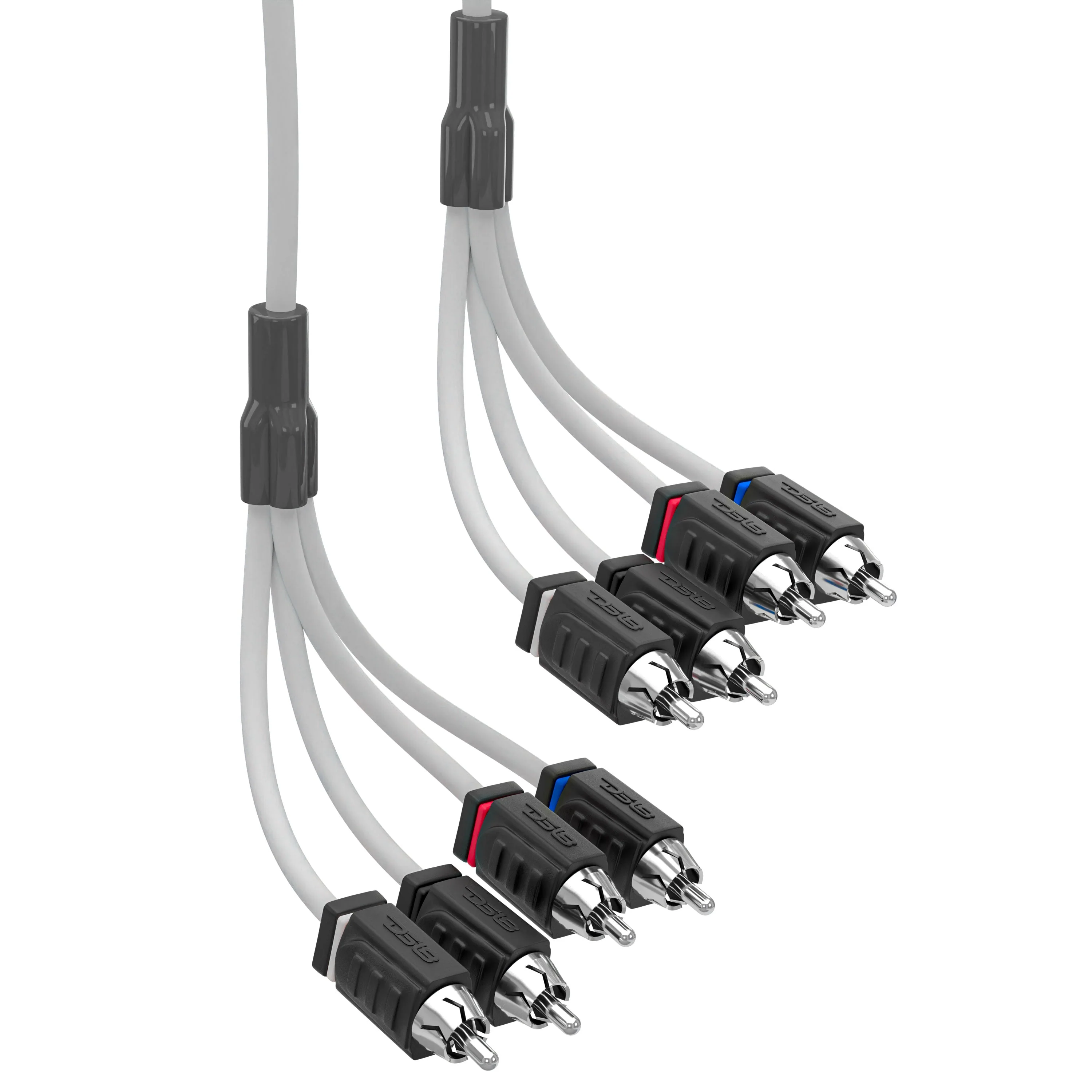 RCA Marine Grade Tinned 100% Copper OFC 6 Feet / 4 Channel - WHITE - Image 2