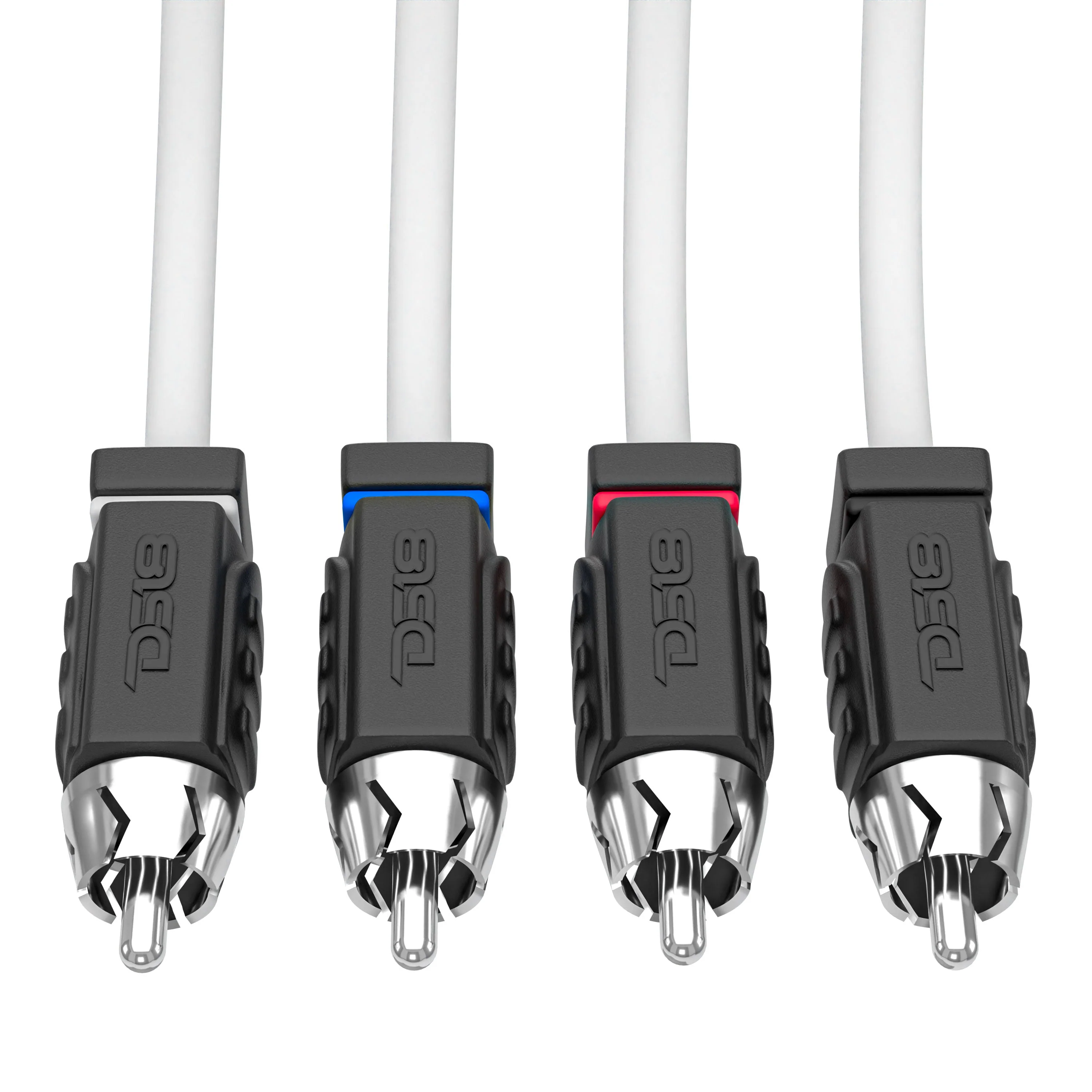 RCA Marine Grade Tinned 100% Copper OFC 6 Feet / 4 Channel - WHITE - Image 3