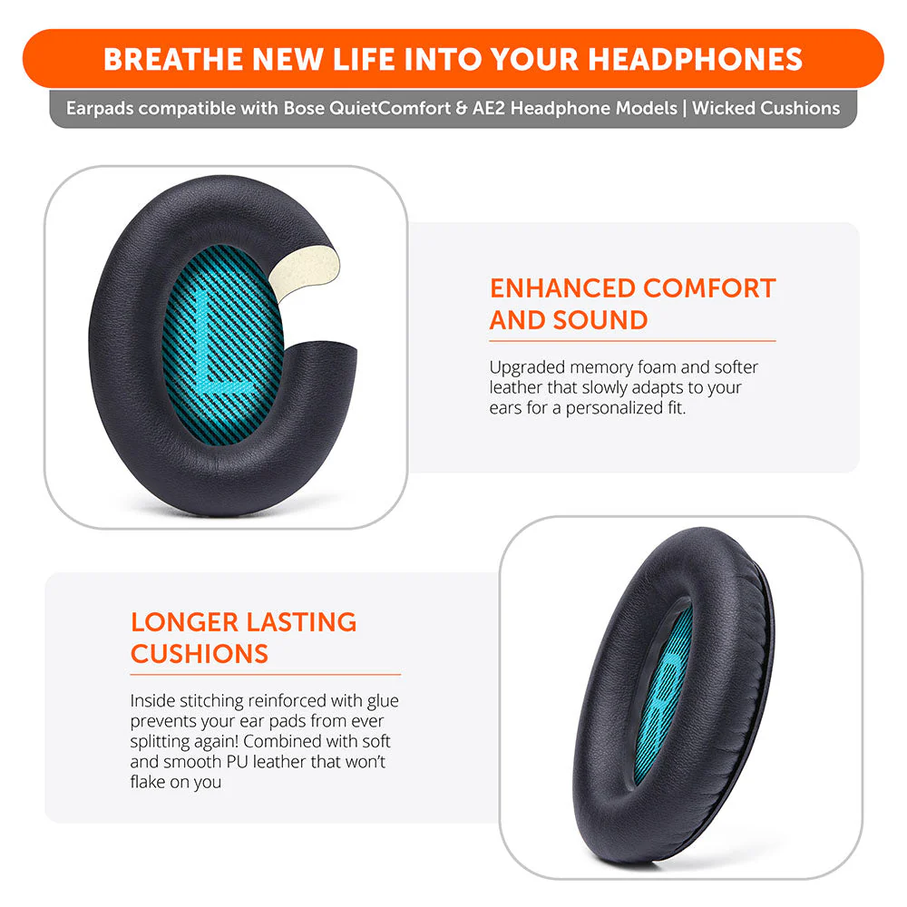 Replacement Ear Pads For Bose QC25 - Image 3