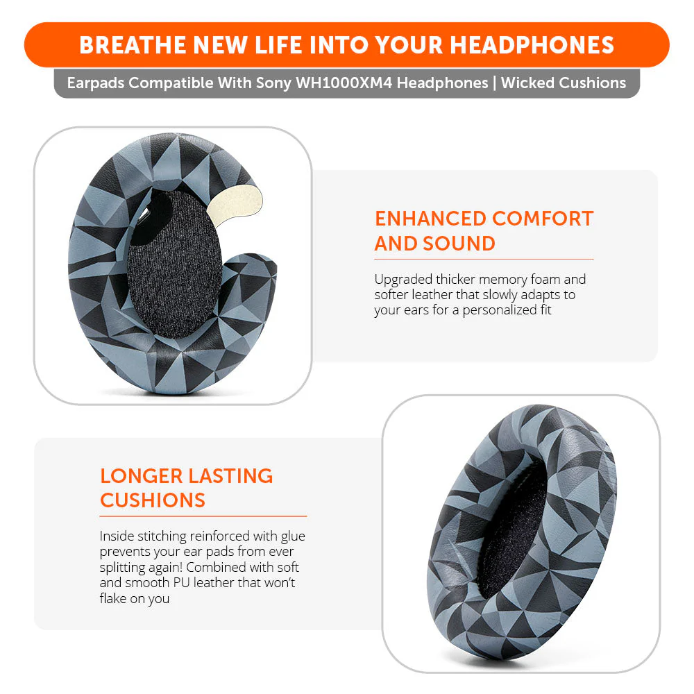 Replacement Ear Pads For Sony WH1000XM4 Over-Ear Headphones - Image 19