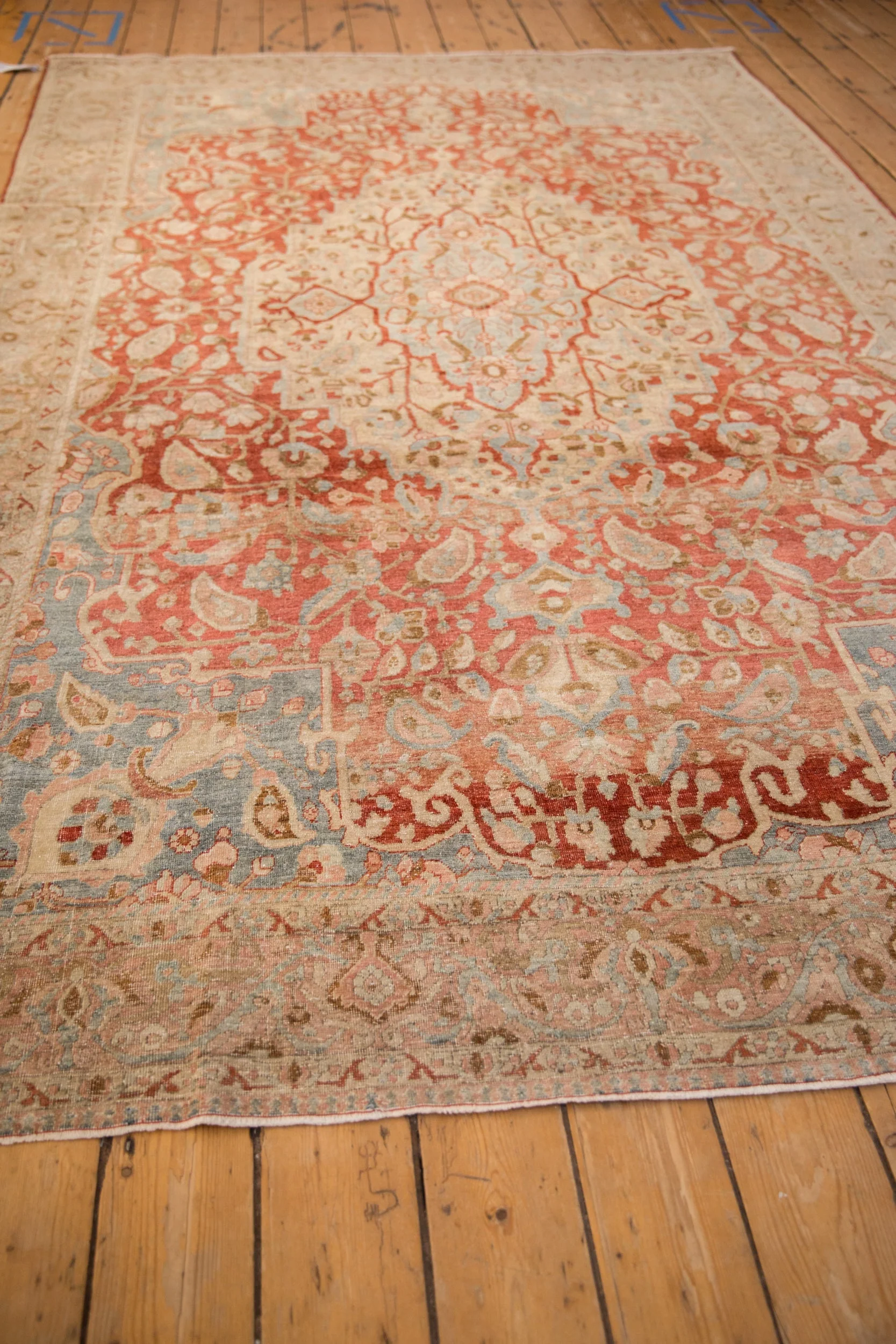 RESERVED 6.5x10.5 Vintage Distressed Tabriz Carpet - Image 5