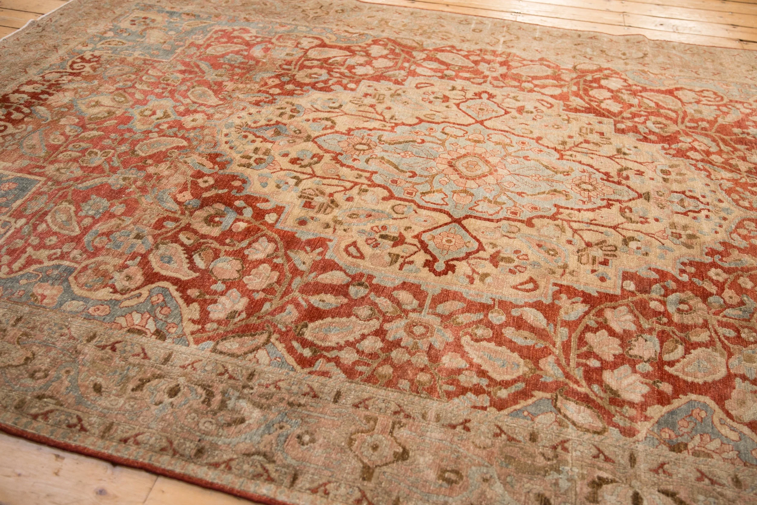 RESERVED 6.5x10.5 Vintage Distressed Tabriz Carpet - Image 7