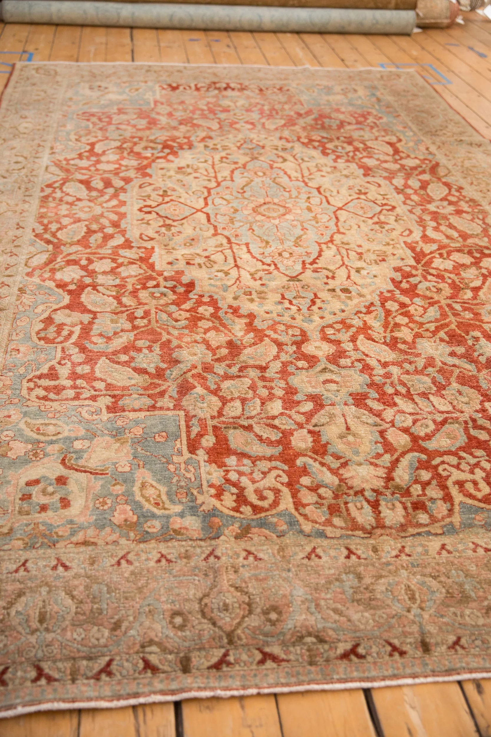 RESERVED 6.5x10.5 Vintage Distressed Tabriz Carpet - Image 8