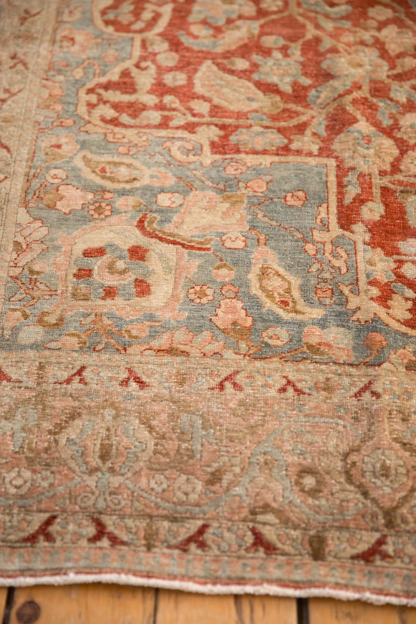 RESERVED 6.5x10.5 Vintage Distressed Tabriz Carpet - Image 9