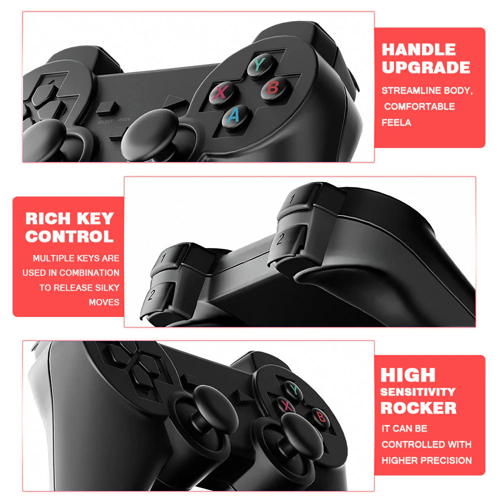 Retro 4K HDMI Game Stick – 30K+ Games with 2 Wireless Controllers - Image 18