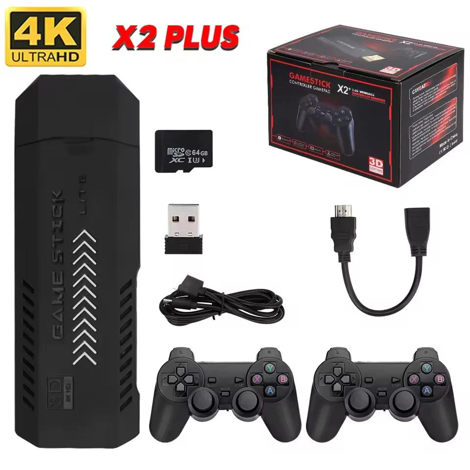 Retro 4K HDMI Game Stick – 30K+ Games with 2 Wireless Controllers - Image 2