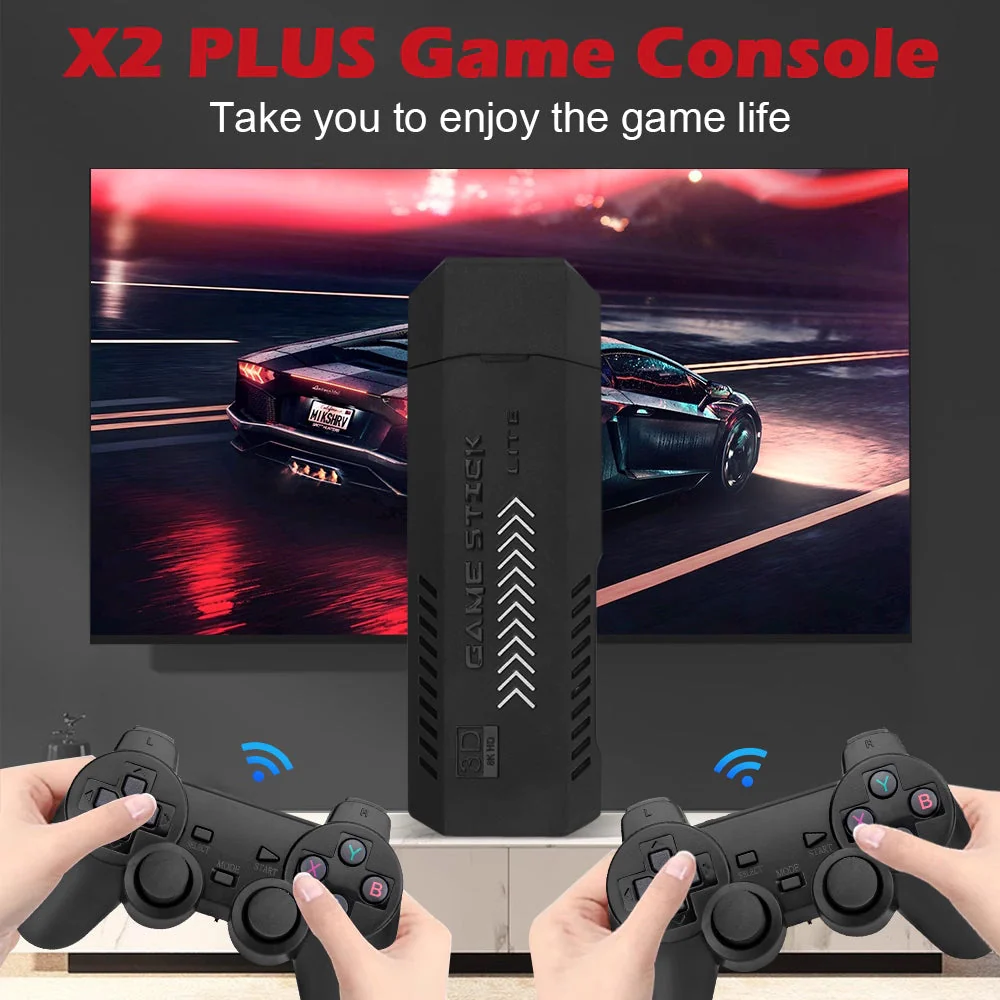 Retro 4K HDMI Game Stick – 30K+ Games with 2 Wireless Controllers - Image 3