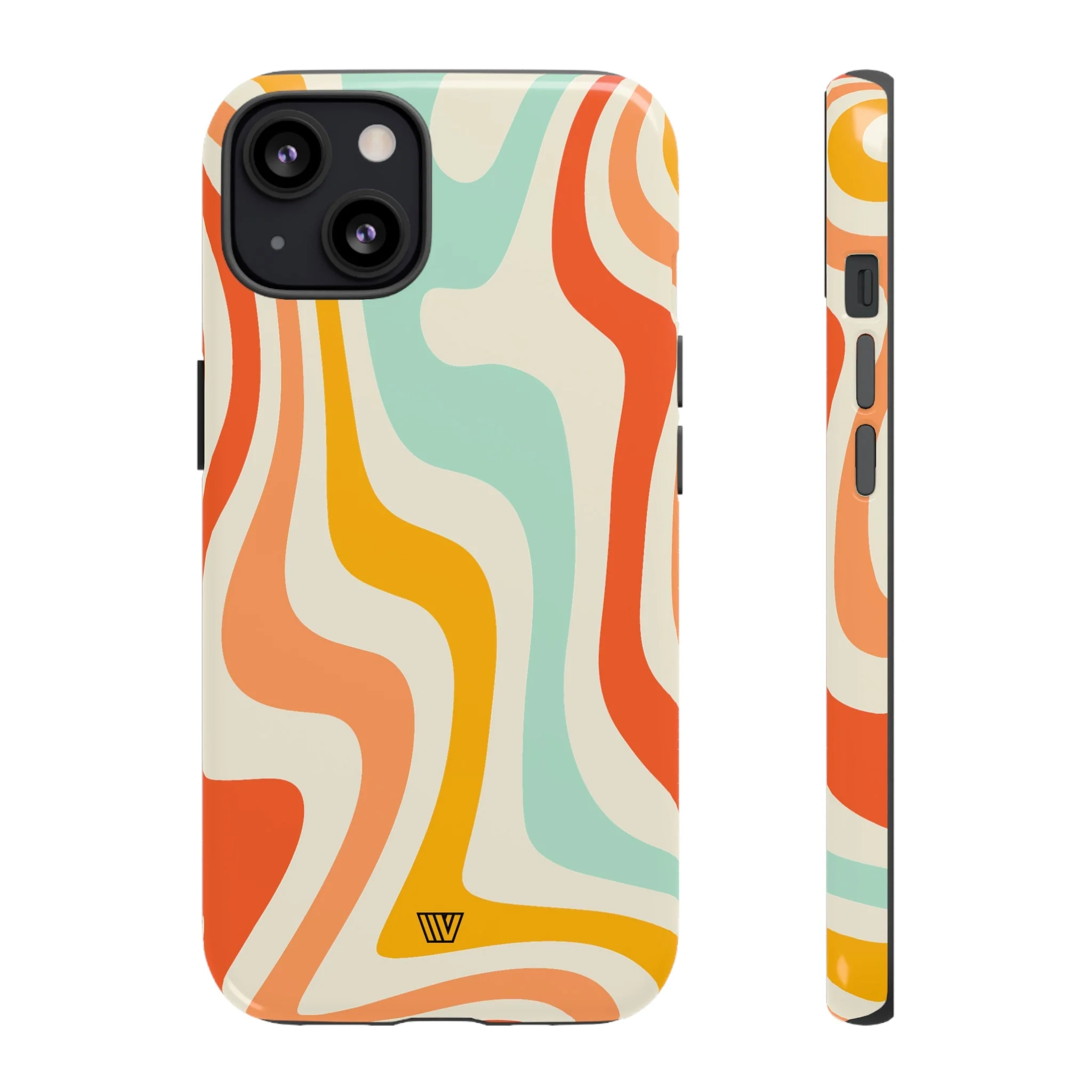 RETRO GROOVY SWIRLS | Tough Phone Case - Image 14