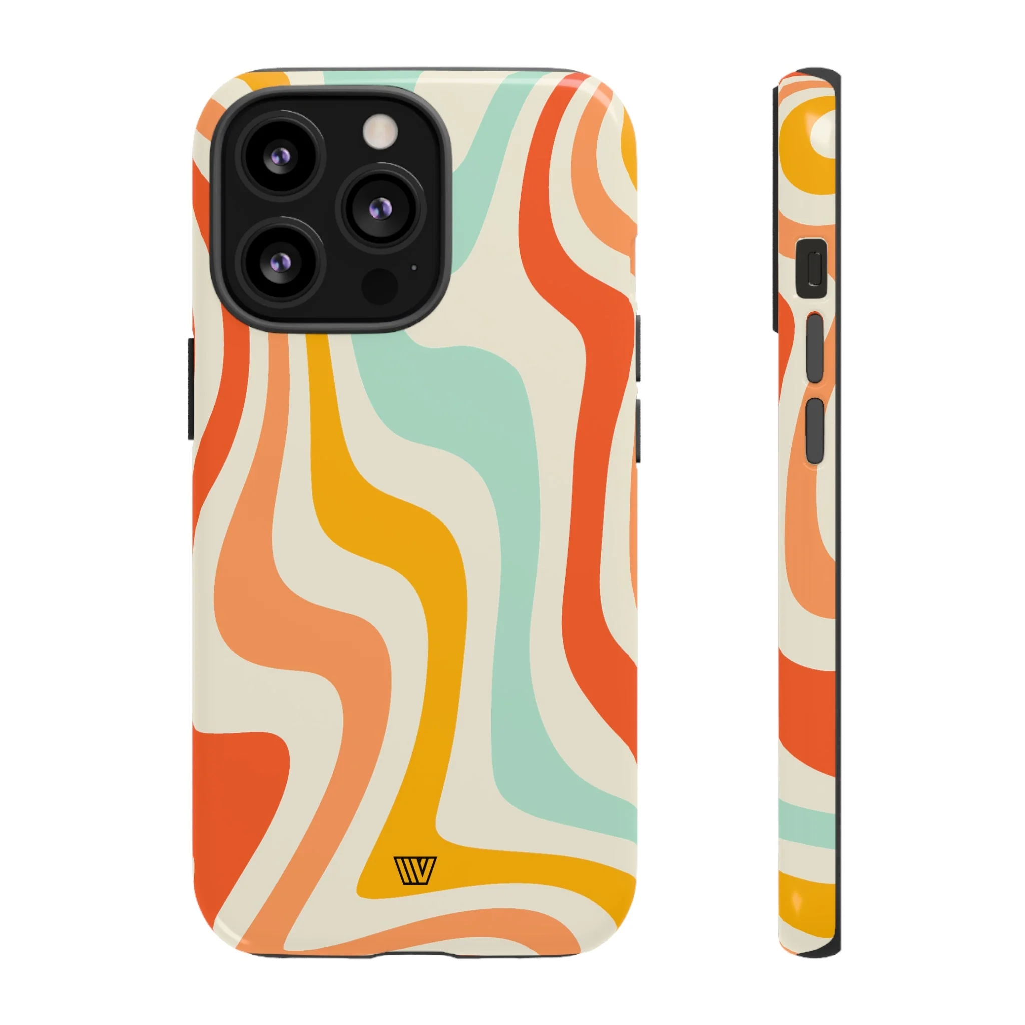RETRO GROOVY SWIRLS | Tough Phone Case - Image 18