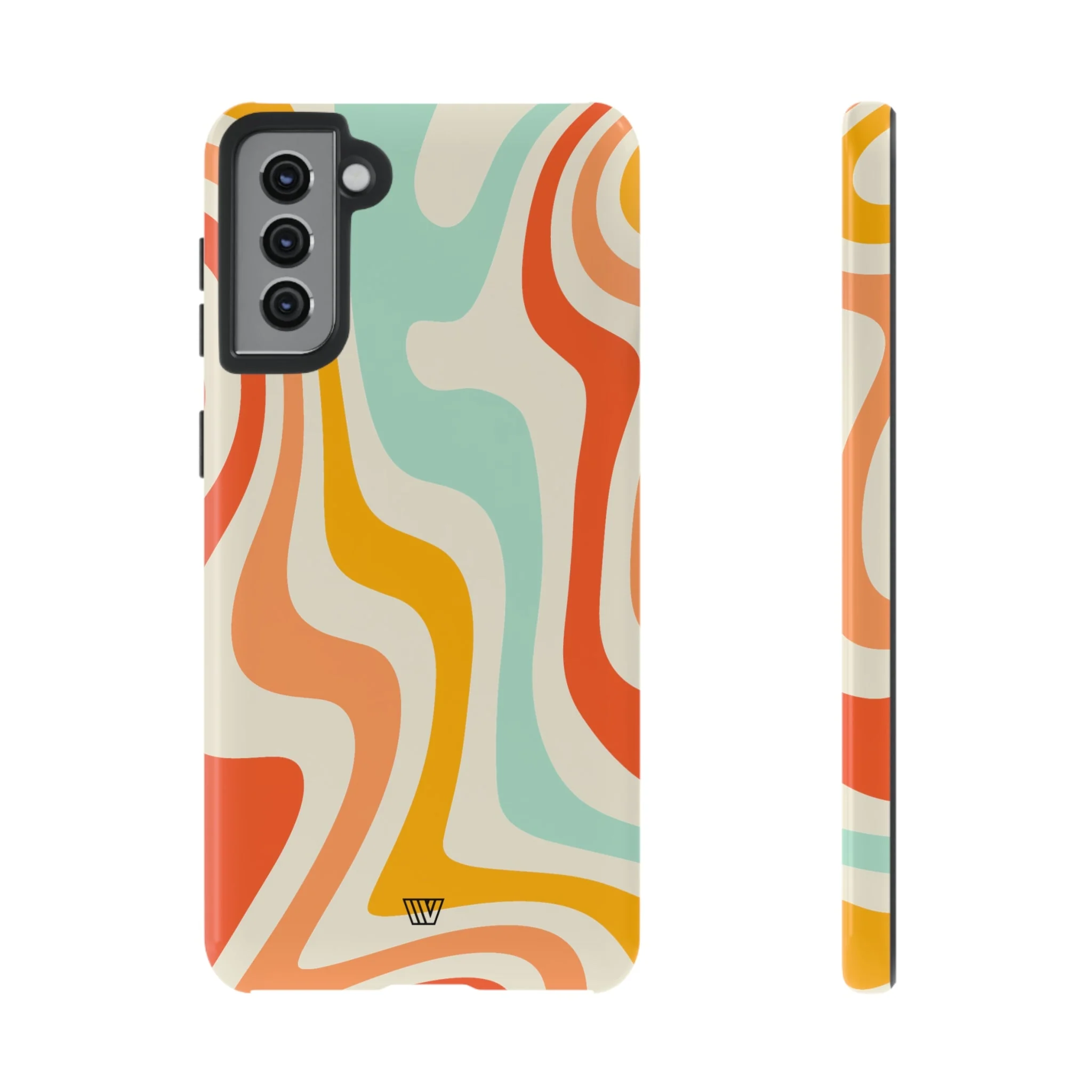 RETRO GROOVY SWIRLS | Tough Phone Case - Image 38