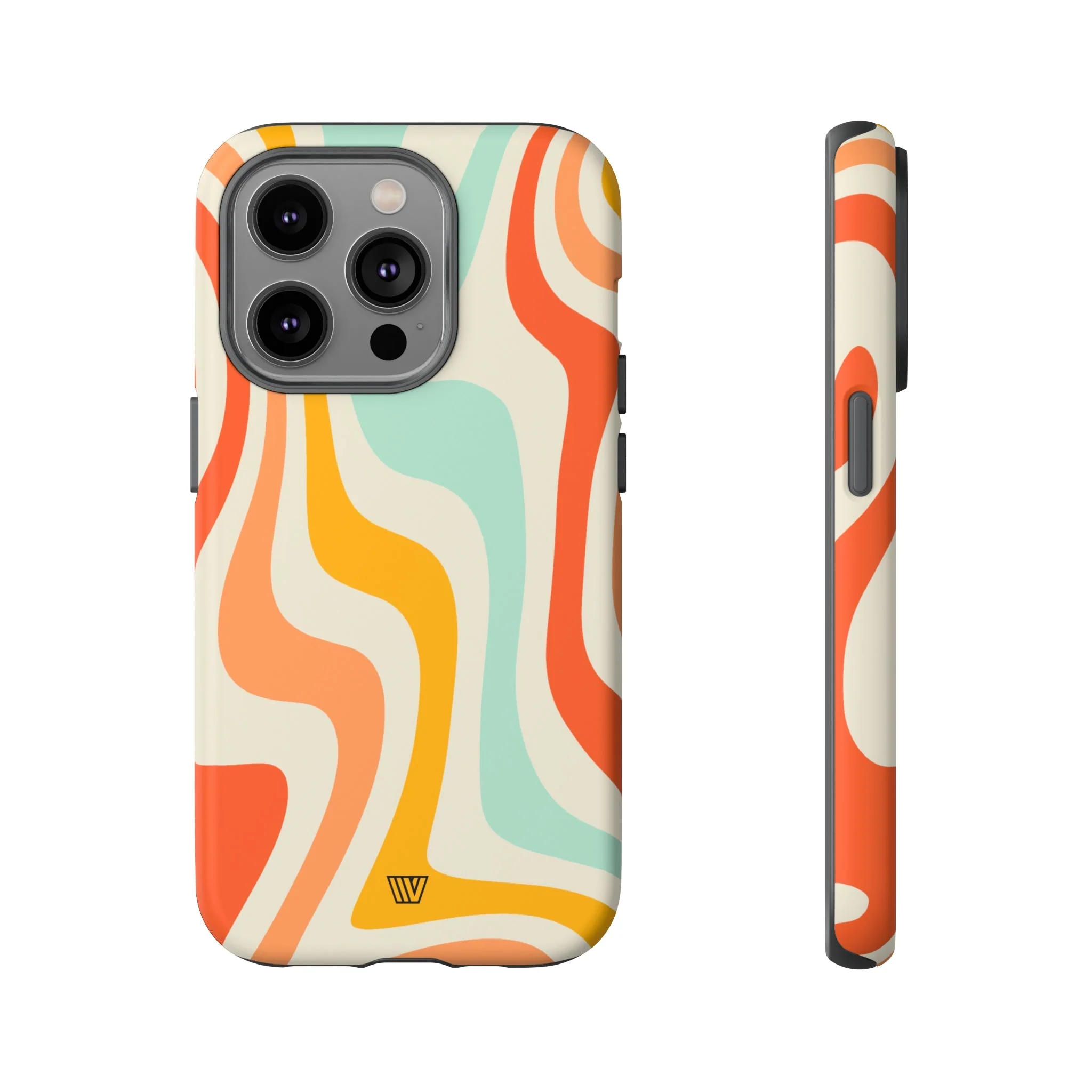 RETRO GROOVY SWIRLS | Tough Phone Case - Image 5