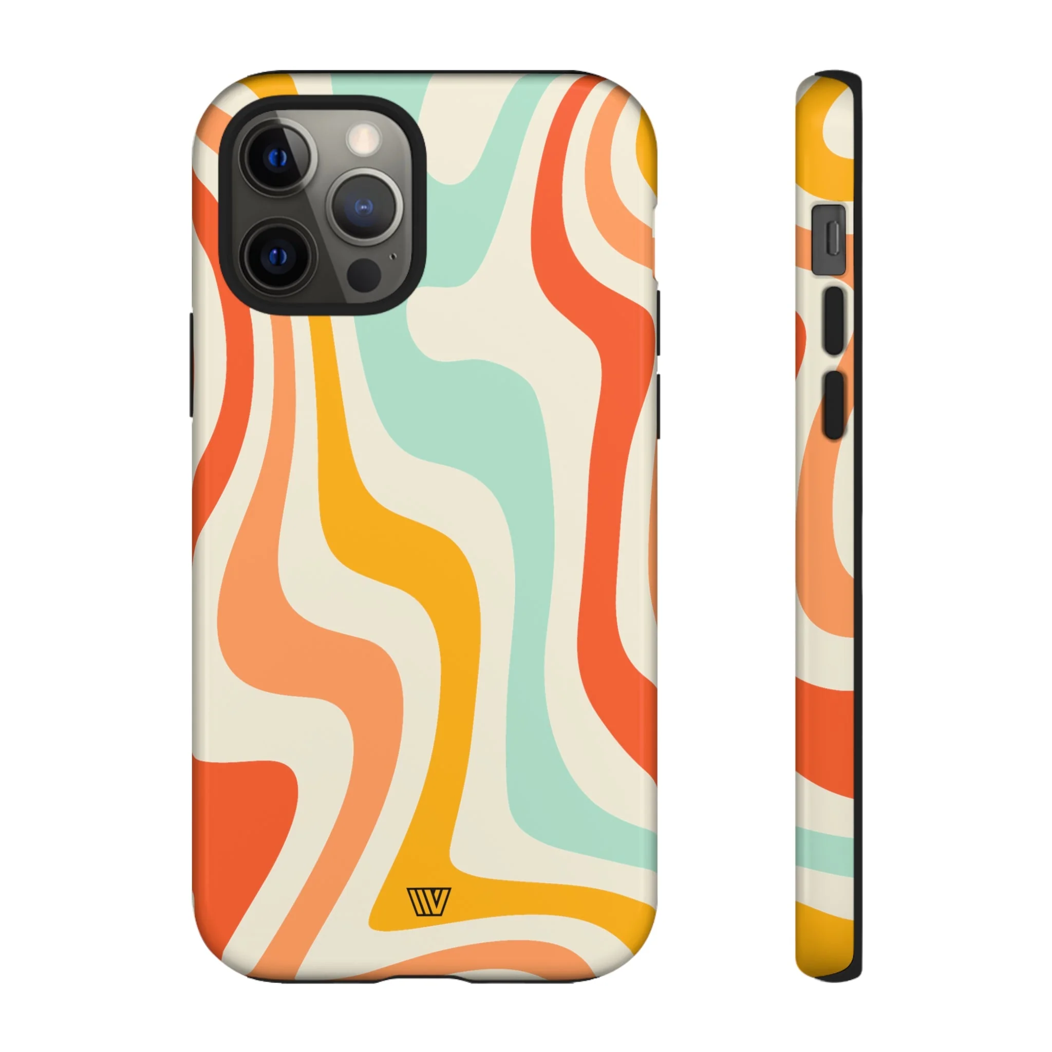 RETRO GROOVY SWIRLS | Tough Phone Case - Image 6