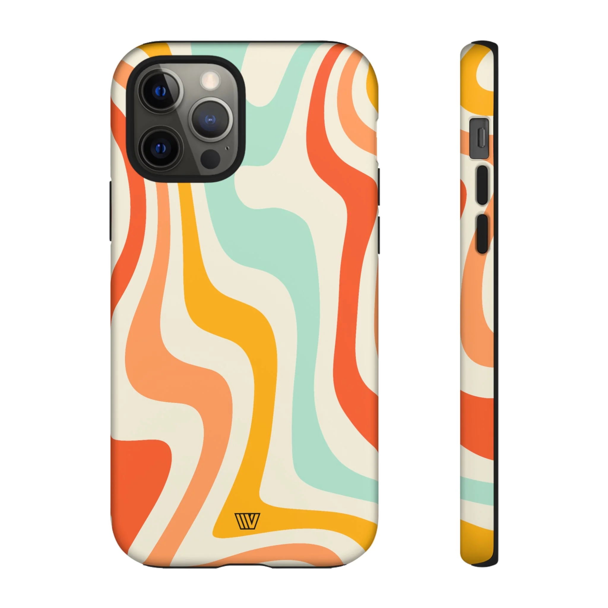 RETRO GROOVY SWIRLS | Tough Phone Case - Image 7