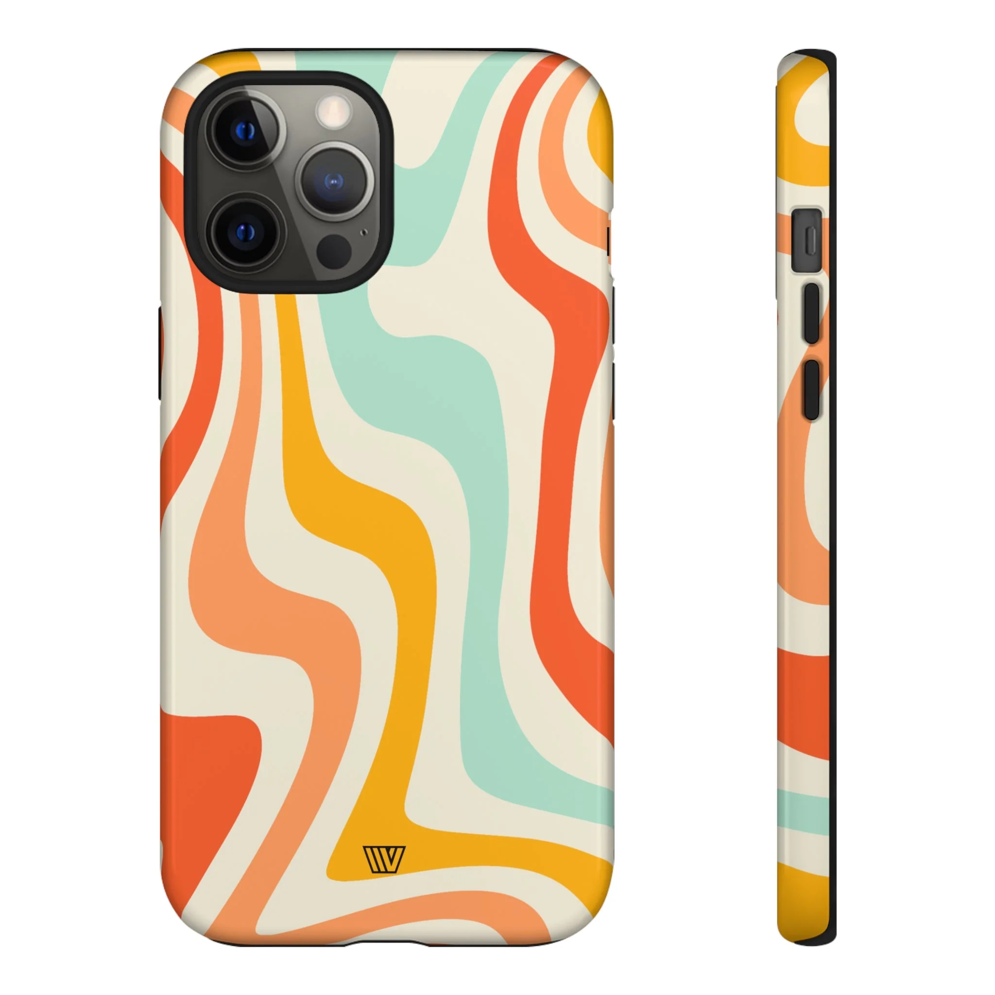 RETRO GROOVY SWIRLS | Tough Phone Case - Image 8
