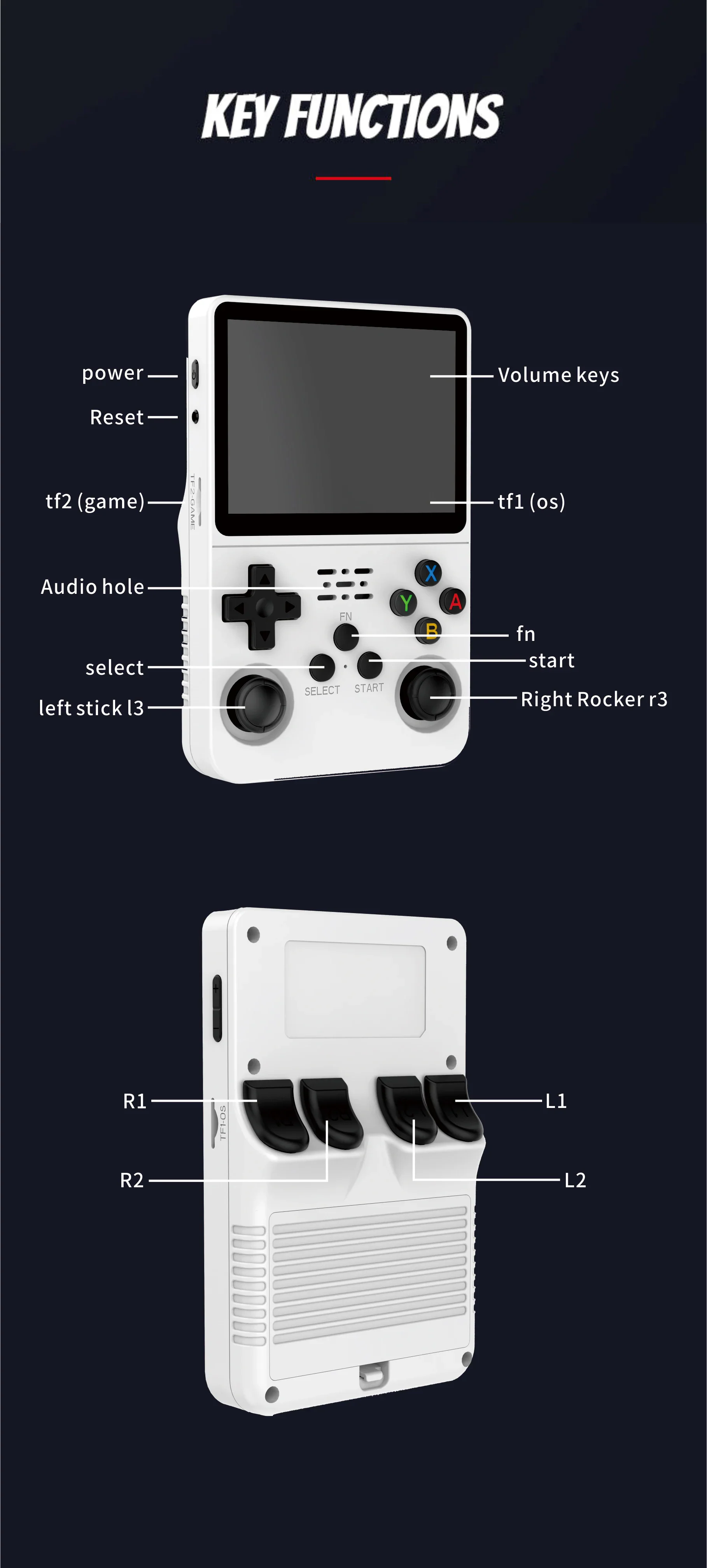 RetroRush Ultimate Retro Handheld Gaming Console – 128GB Pocket Arcade, Hi-Res Screen, 20k Games! - Image 10