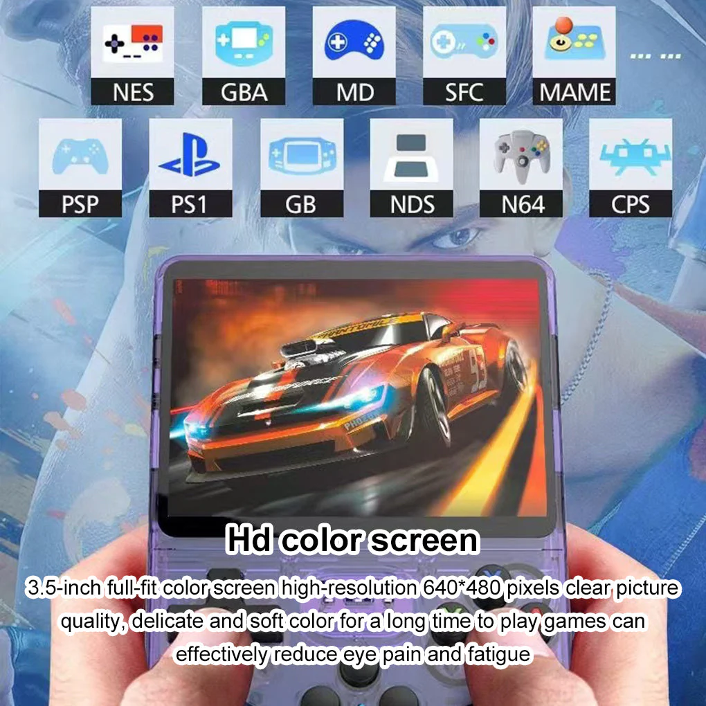 RetroRush Ultimate Retro Handheld Gaming Console – 128GB Pocket Arcade, Hi-Res Screen, 20k Games! - Image 3