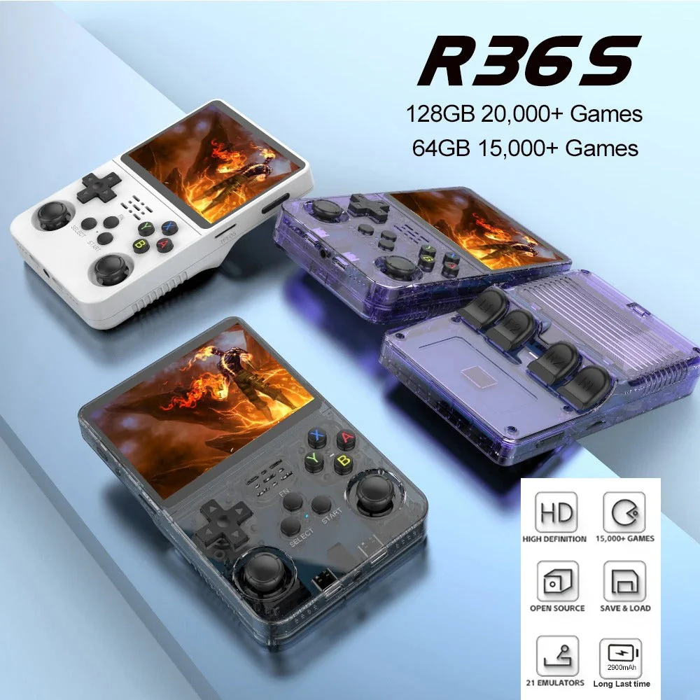 RetroRush Ultimate Retro Handheld Gaming Console – 128GB Pocket Arcade, Hi-Res Screen, 20k Games! - Image 34