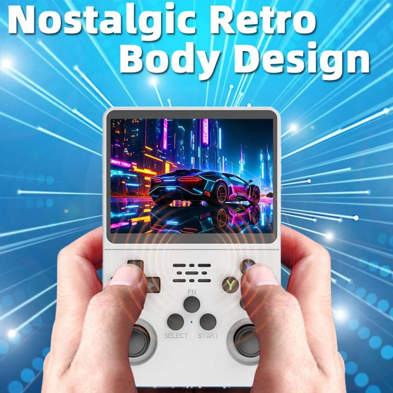 RetroRush Ultimate Retro Handheld Gaming Console – 128GB Pocket Arcade, Hi-Res Screen, 20k Games! - Image 4