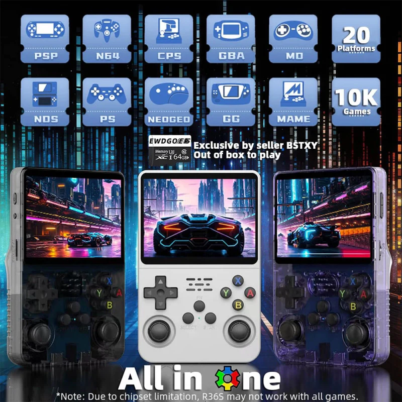 RetroRush Ultimate Retro Handheld Gaming Console – 128GB Pocket Arcade, Hi-Res Screen, 20k Games! - Image 40