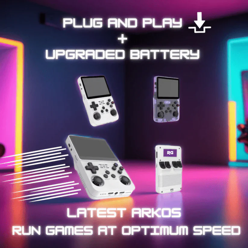 RetroRush Ultimate Retro Handheld Gaming Console – 128GB Pocket Arcade, Hi-Res Screen, 20k Games! - Image 42