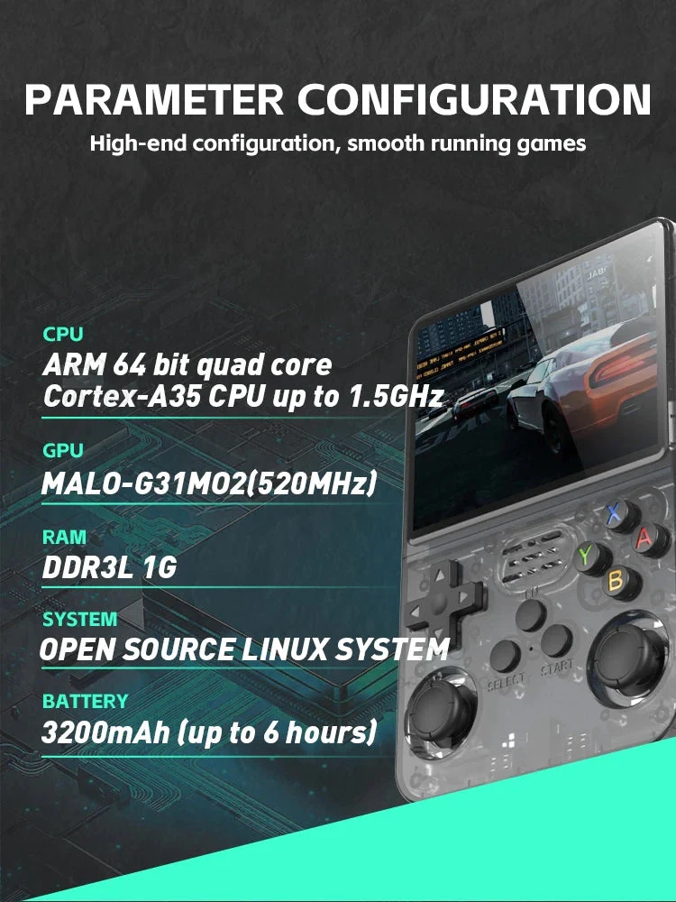 RetroRush Ultimate Retro Handheld Gaming Console – 128GB Pocket Arcade, Hi-Res Screen, 20k Games! - Image 51