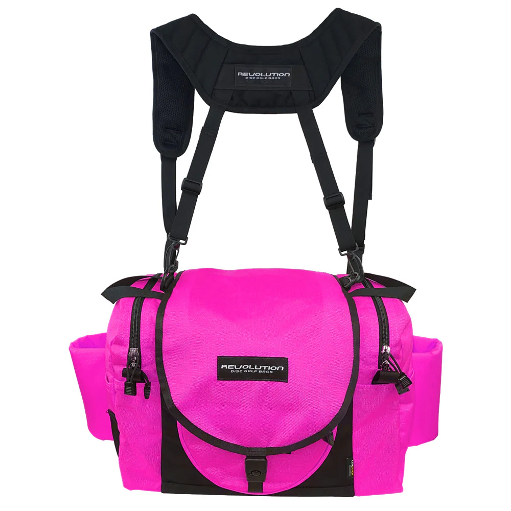 Revolution Carolina Team V3 Disc Golf Bag - Brilliant Rose - Image 2