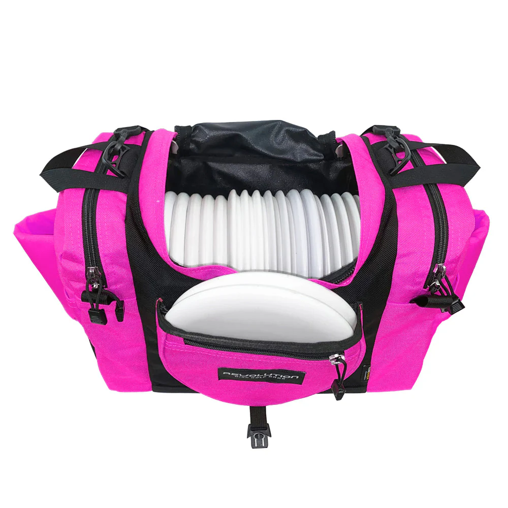 Revolution Carolina Team V3 Disc Golf Bag - Brilliant Rose - Image 8