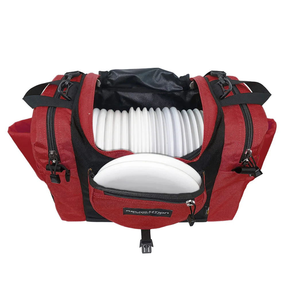 Revolution Carolina Team V3 Disc Golf Bag - Crimson - Image 8