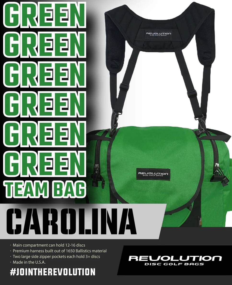 Revolution Carolina Team V3 Disc Golf Bag - Forest - Image 9