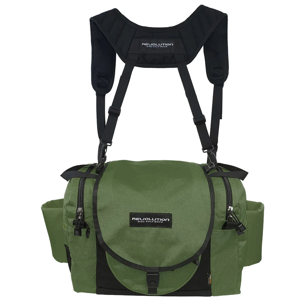 Revolution Carolina Team V3 Disc Golf Bag - Olive Green - Image 2
