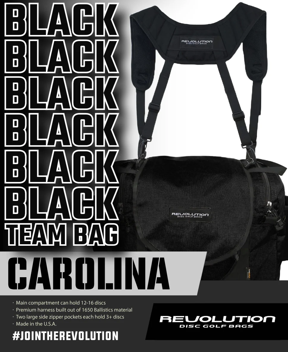 Revolution Carolina Team V3 Disc Golf Bag - Onyx - Image 9