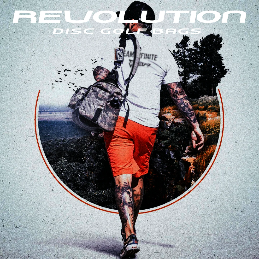 Revolution Carolina Team V3 Disc Golf Bag - Rust - Image 23