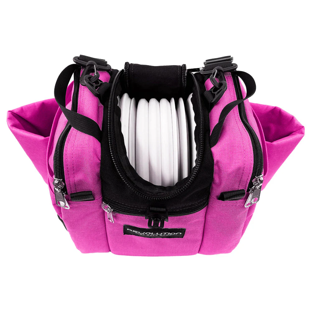 Revolution Mini Deluxe V3 Disc Golf Bag - Brilliant Rose - Image 6